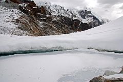 12 Ice Covered Lake near The Cho La From Gokyo Side